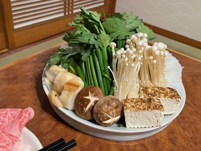 すき焼きの野菜